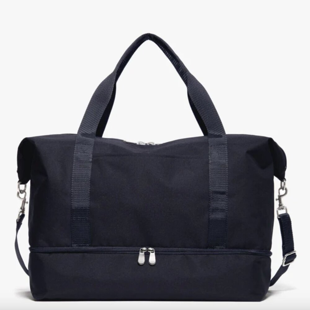 Lo & Sons Catalina Deluxe Weekender Bag Navy Blue
